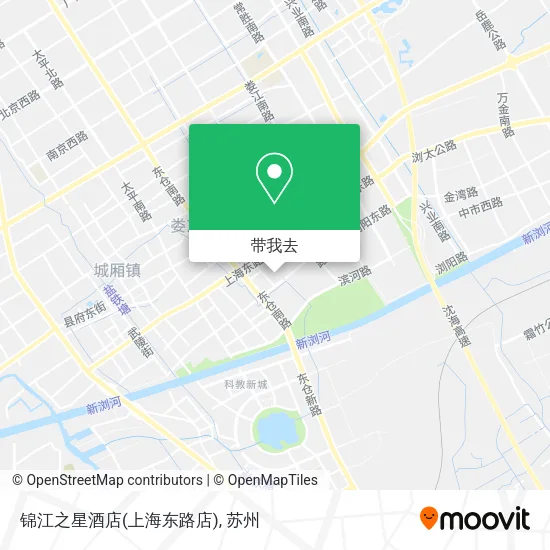 锦江之星酒店(上海东路店)地图