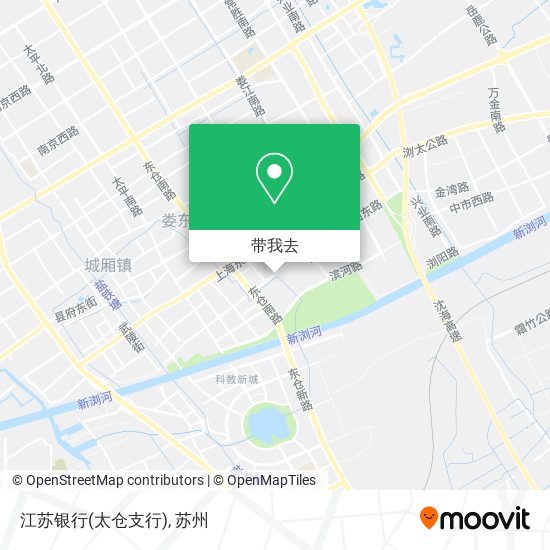 江苏银行(太仓支行)地图