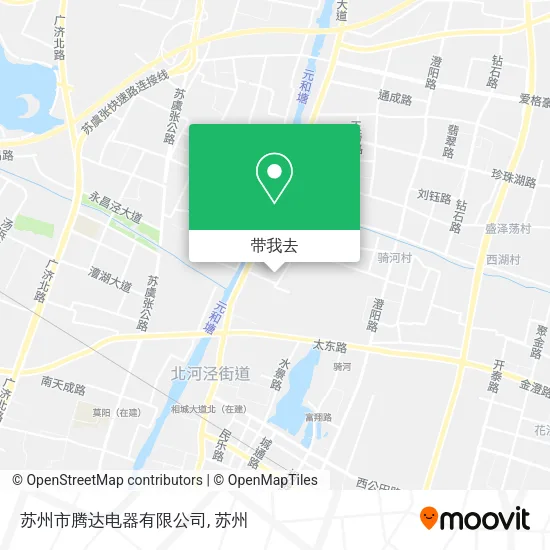 苏州市腾达电器有限公司地图