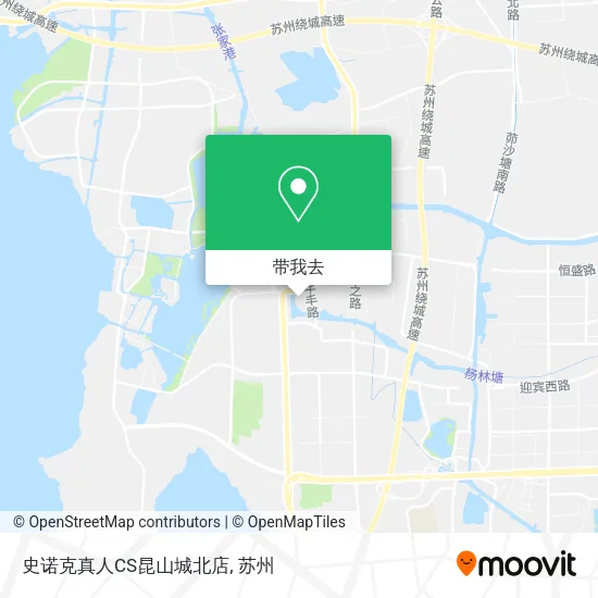 史诺克真人CS昆山城北店地图
