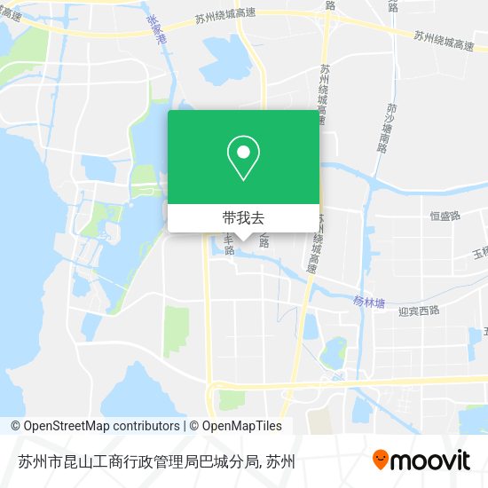 苏州市昆山工商行政管理局巴城分局地图