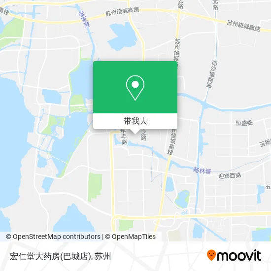 宏仁堂大药房(巴城店)地图