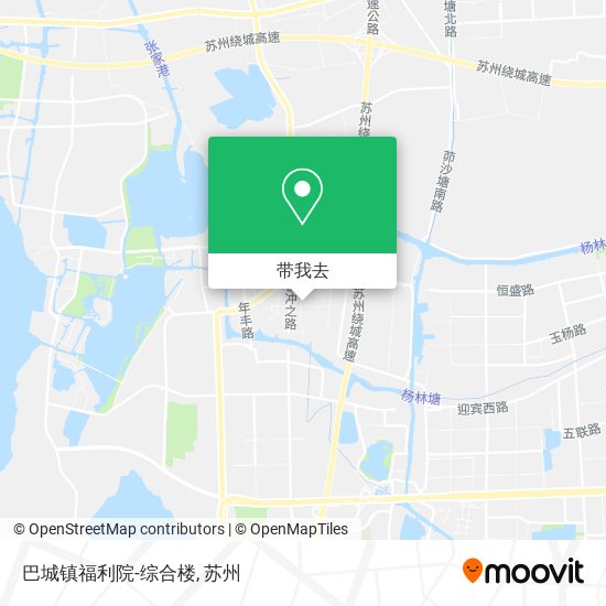 巴城镇福利院-综合楼地图