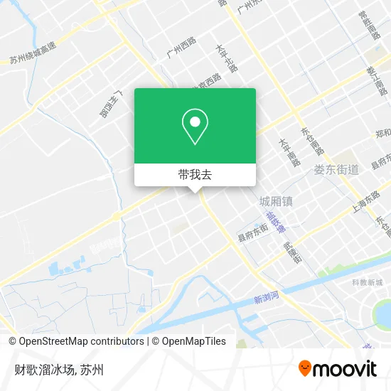 财歌溜冰场地图