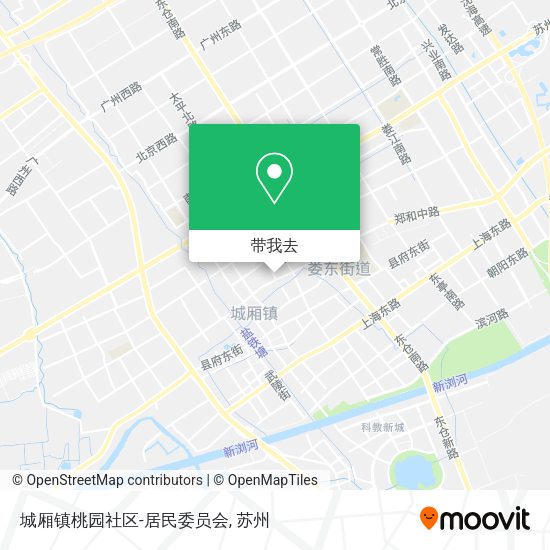 城厢镇桃园社区-居民委员会地图