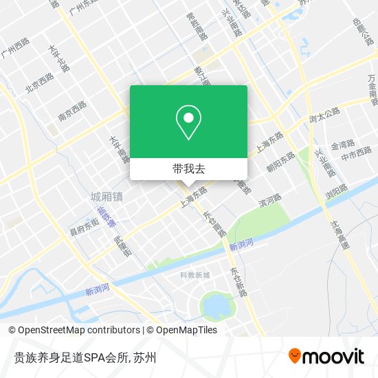 贵族养身足道SPA会所地图