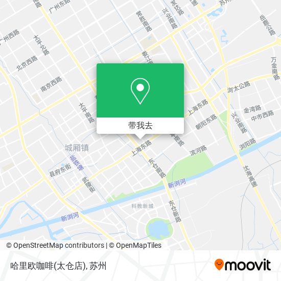 哈里欧咖啡(太仓店)地图