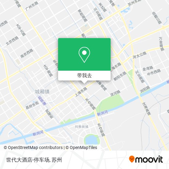 世代大酒店-停车场地图