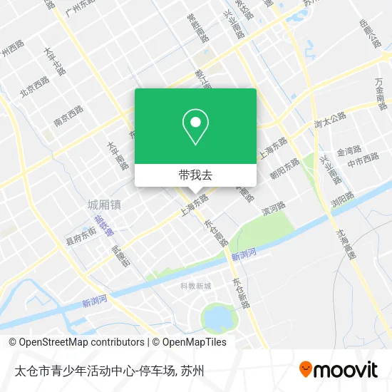 太仓市青少年活动中心-停车场地图