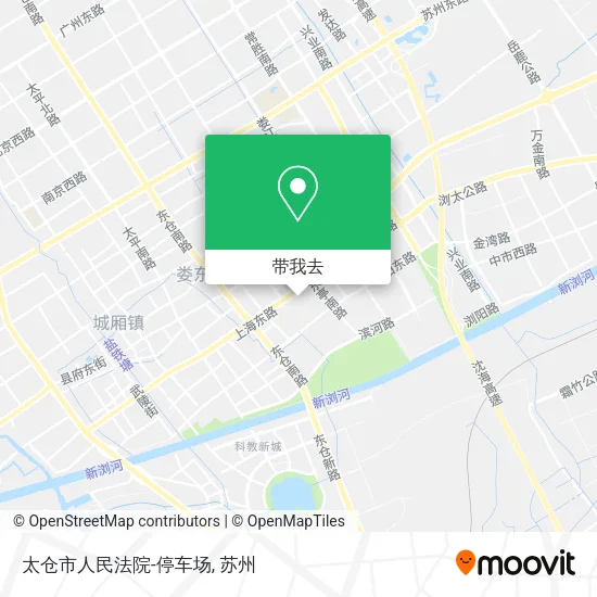 太仓市人民法院-停车场地图