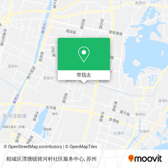 相城区渭塘镇骑河村社区服务中心地图