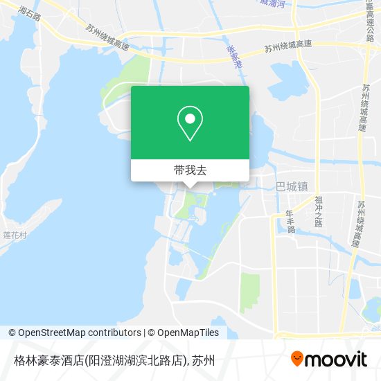 格林豪泰酒店(阳澄湖湖滨北路店)地图