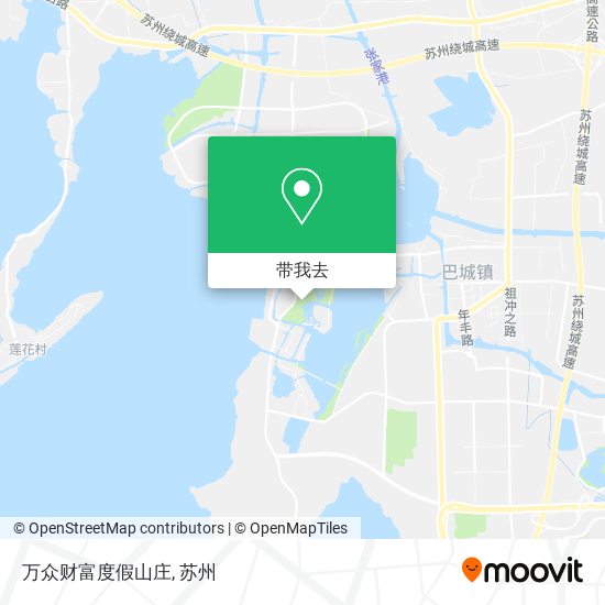 万众财富度假山庄地图