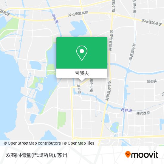 双鹤同德堂(巴城药店)地图