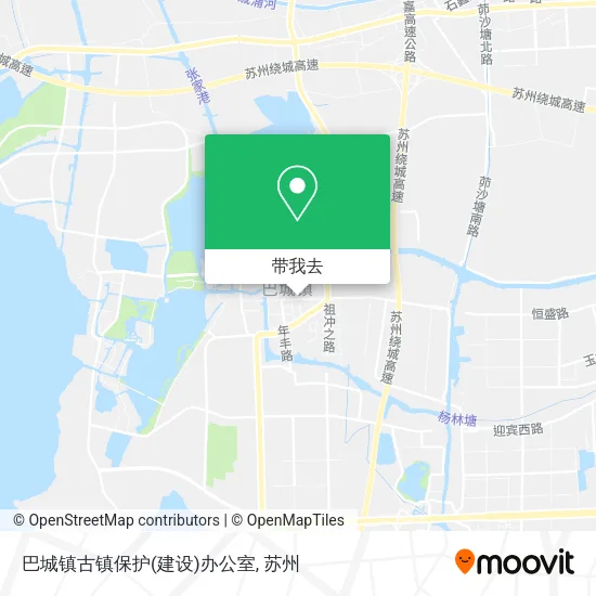 巴城镇古镇保护(建设)办公室地图