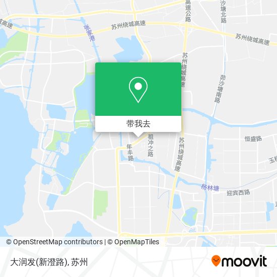 大润发(新澄路)地图