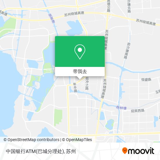 中国银行ATM(巴城分理处)地图