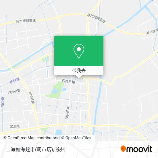 上海如海超市(周市店)地图