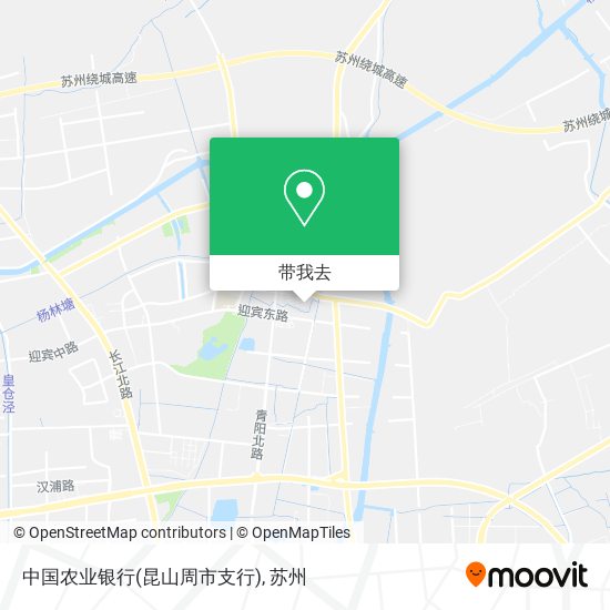 中国农业银行(昆山周市支行)地图