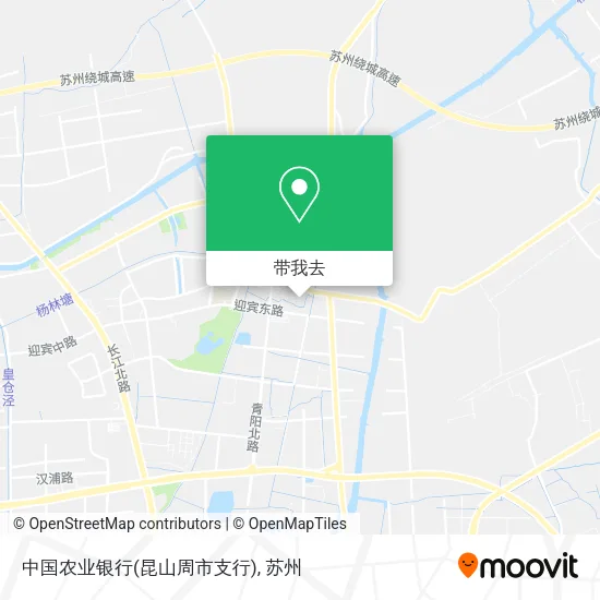 中国农业银行(昆山周市支行)地图