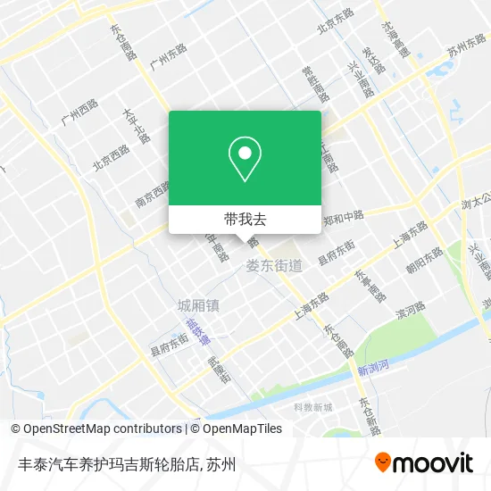丰泰汽车养护玛吉斯轮胎店地图