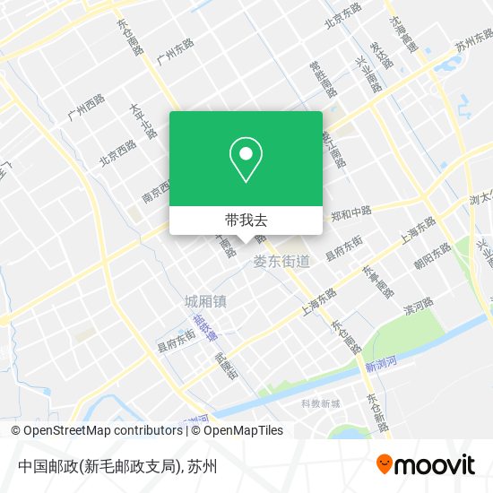 中国邮政(新毛邮政支局)地图