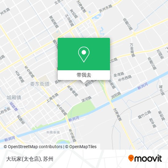 大玩家(太仓店)地图