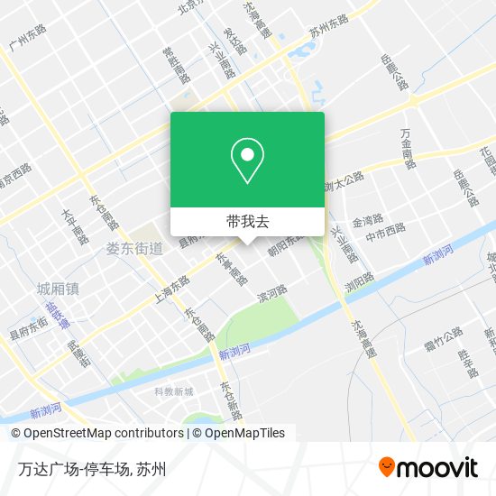 万达广场-停车场地图