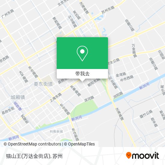 猫山王(万达金街店)地图