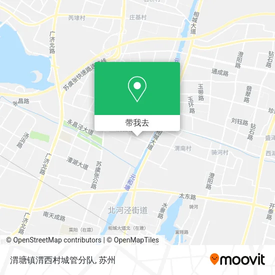 渭塘镇渭西村城管分队地图