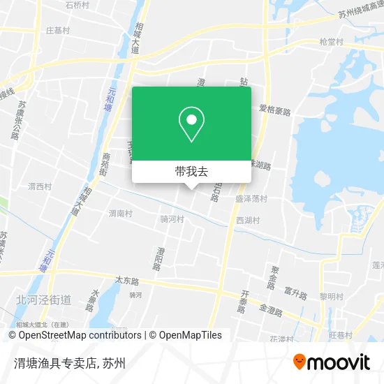 渭塘渔具专卖店地图