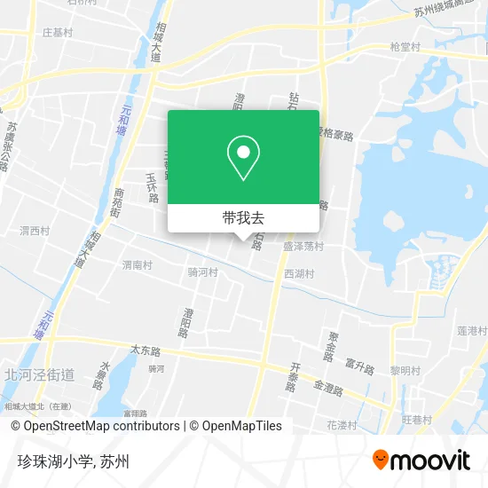 珍珠湖小学地图