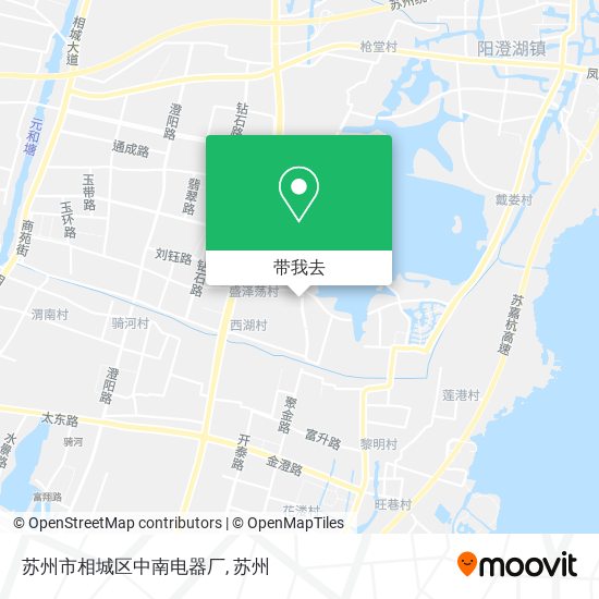 苏州市相城区中南电器厂地图