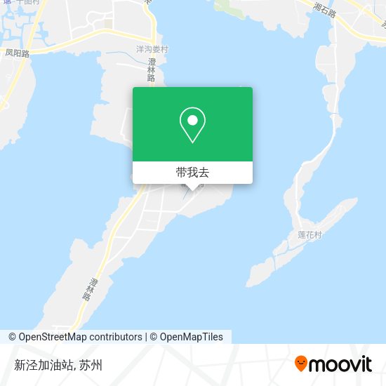 新泾加油站地图