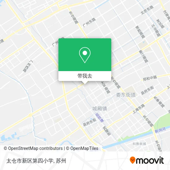 太仓市新区第四小学地图