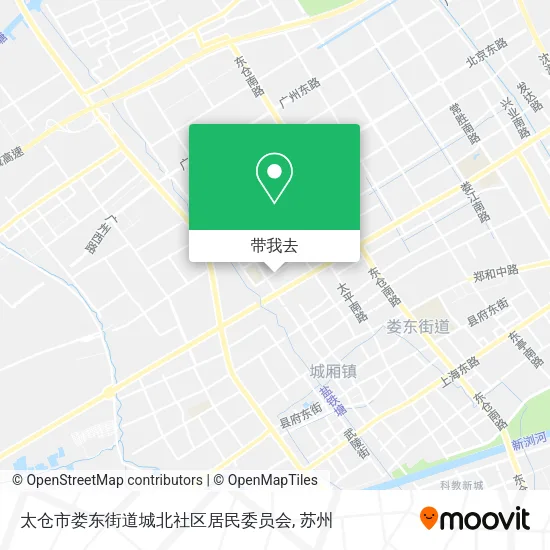 太仓市娄东街道城北社区居民委员会地图