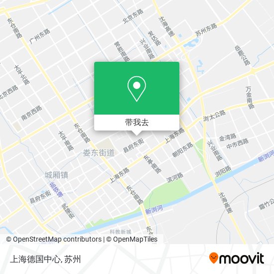 上海德国中心地图