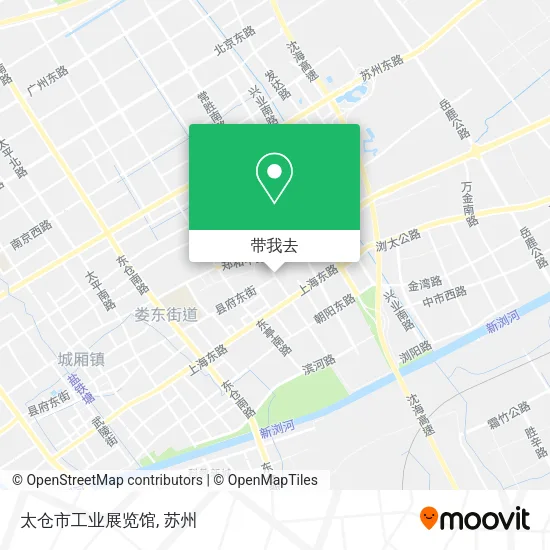 太仓市工业展览馆地图