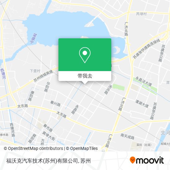 福沃克汽车技术(苏州)有限公司地图