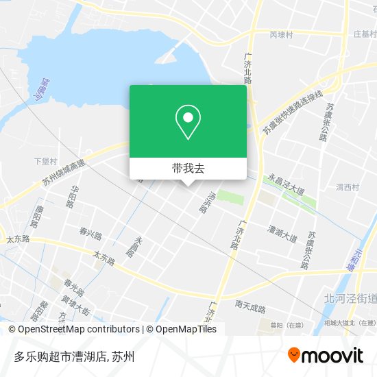 多乐购超市漕湖店地图