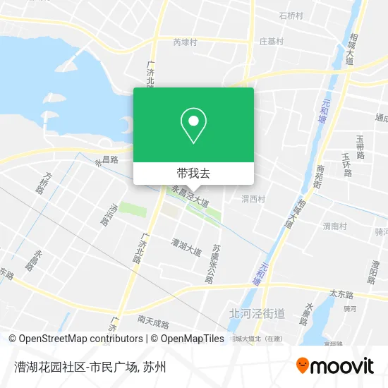 漕湖花园社区-市民广场地图