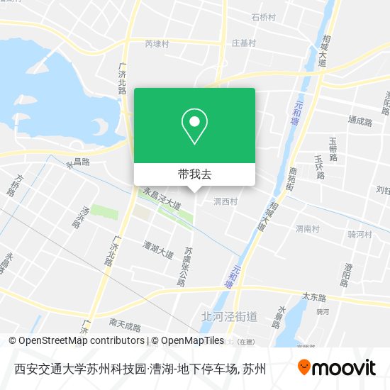 西安交通大学苏州科技园·漕湖-地下停车场地图