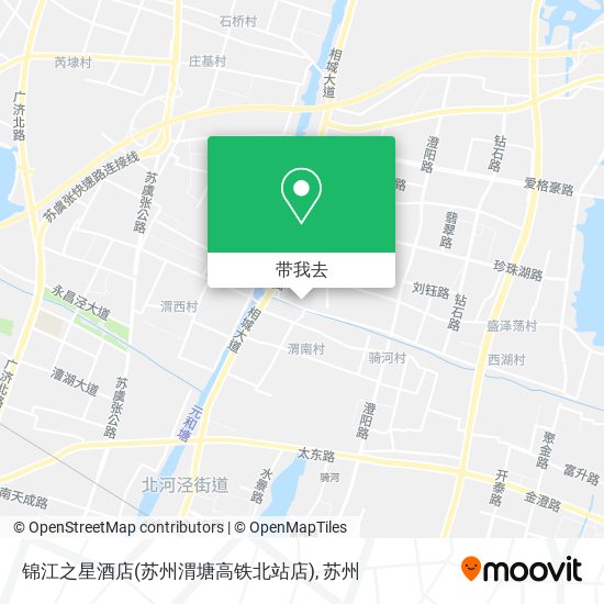 锦江之星酒店(苏州渭塘高铁北站店)地图