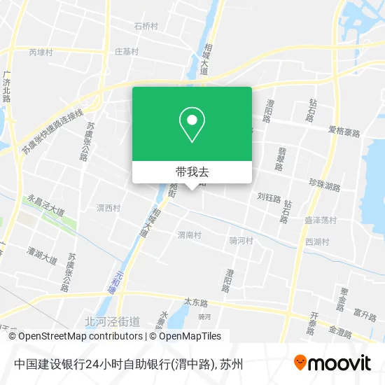 中国建设银行24小时自助银行(渭中路)地图