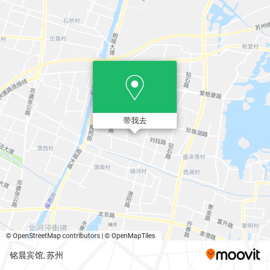 铭晨宾馆地图
