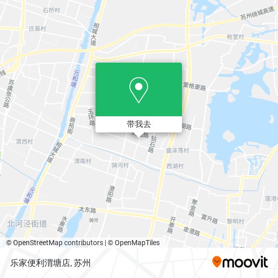 乐家便利渭塘店地图