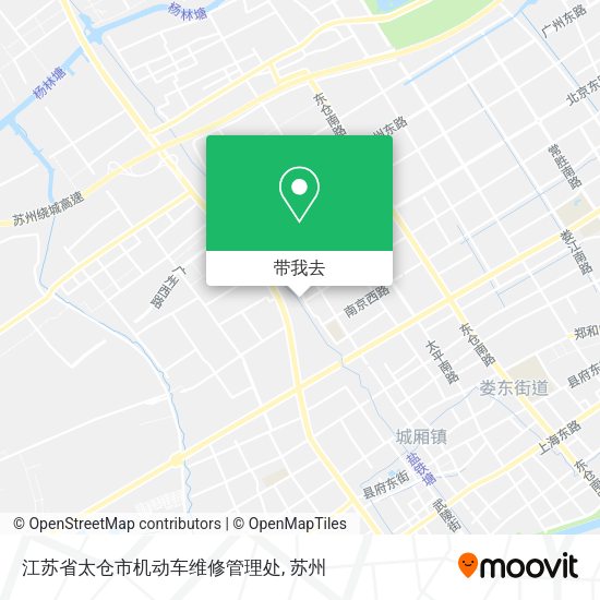 江苏省太仓市机动车维修管理处地图
