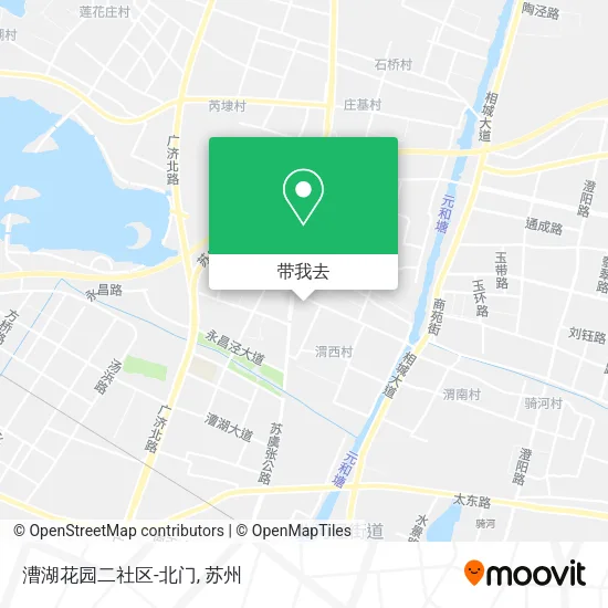 漕湖花园二社区-北门地图