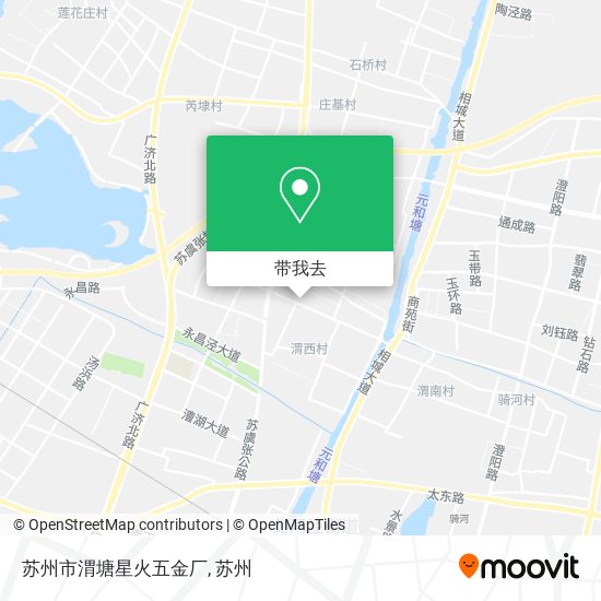 苏州市渭塘星火五金厂地图