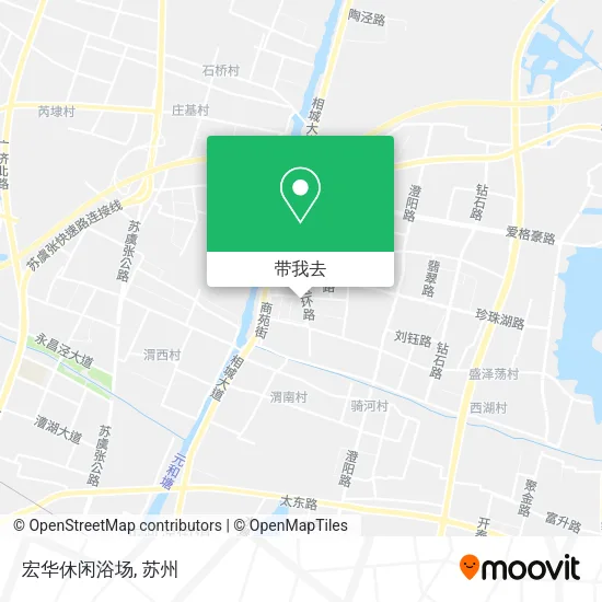 宏华休闲浴场地图